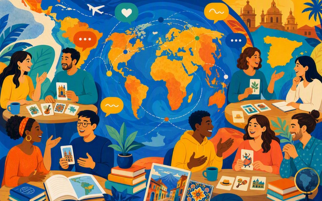 illustration people talking
